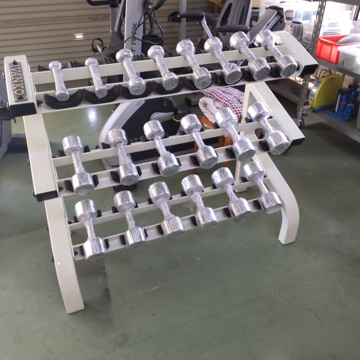 IVANKO ダンベルセット1-10kg(ダンベルラック付き) | マシンや