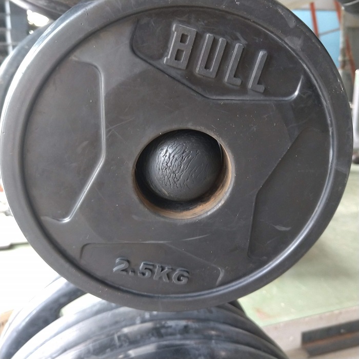 BULL ラバープレート2.5kg