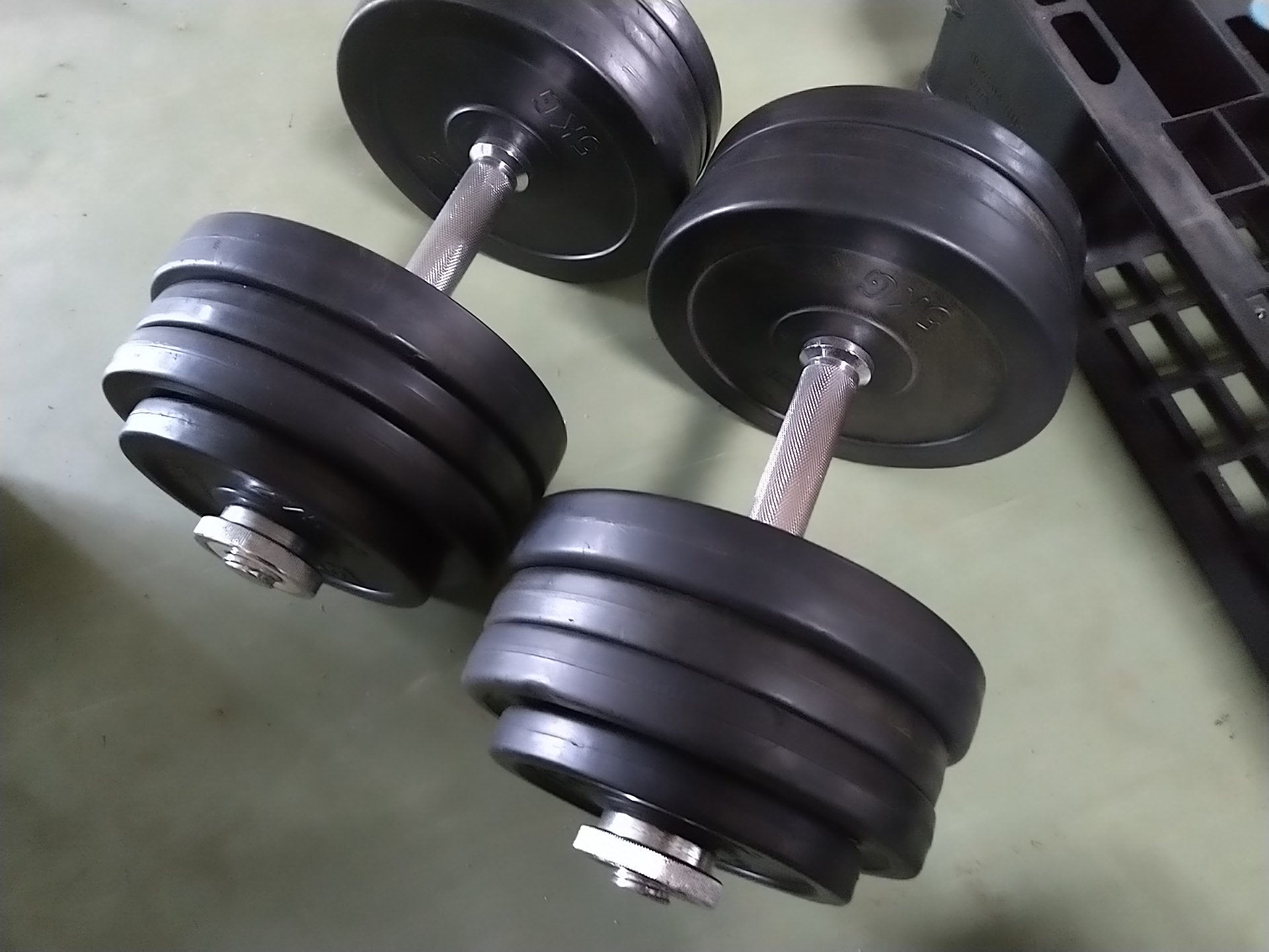 BODY MAKER ラバーダンベルセット25kg1ペア