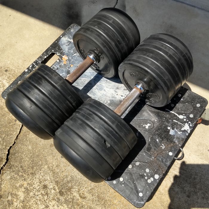 IVANKO SDKR セットダンベル(ラバー)50kg