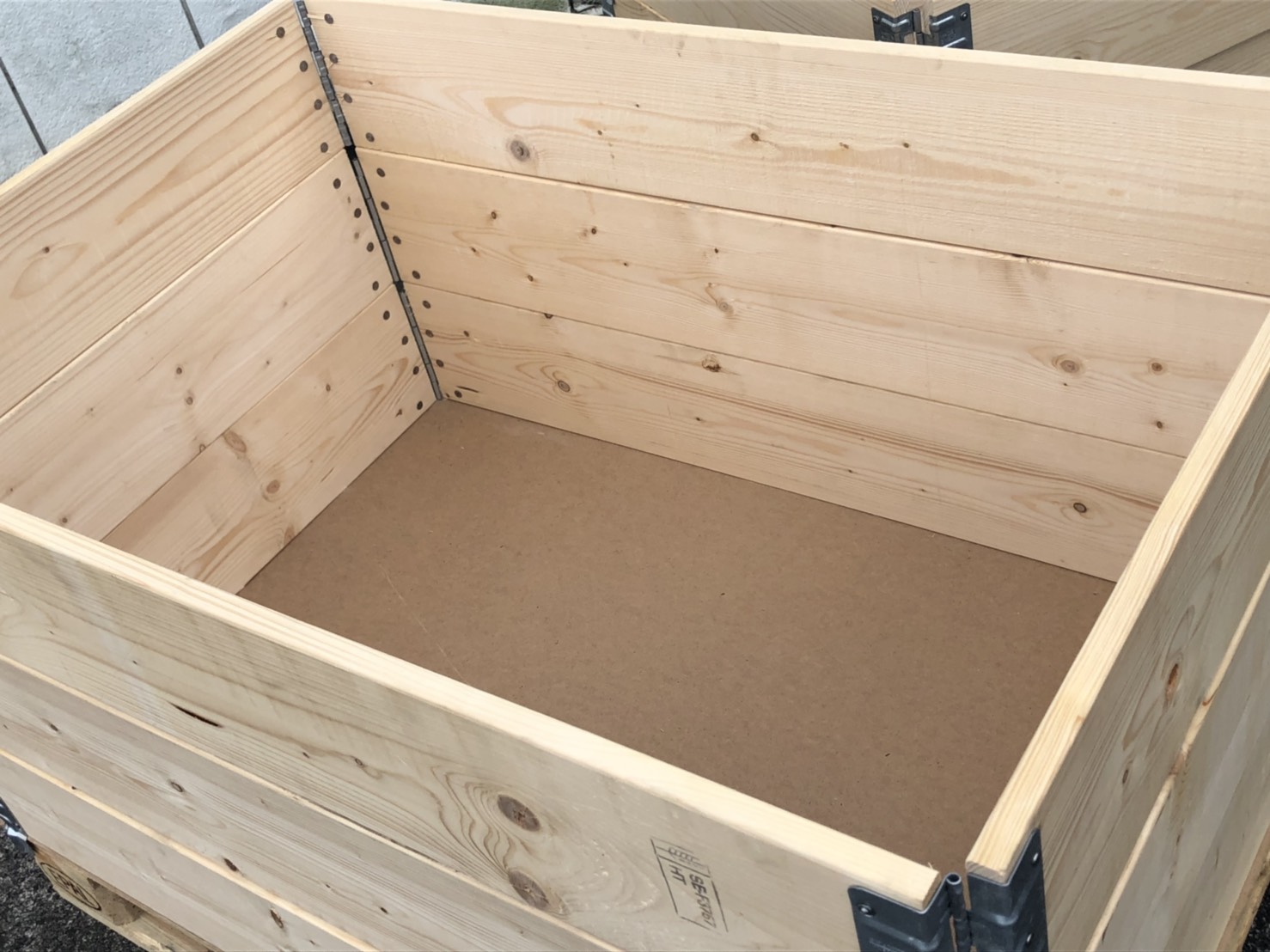 NO BRAND 木製木箱4段セット